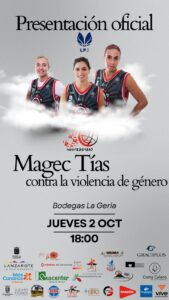 Cartel. Presentación CD Mahec Tías Contra la Violencia de Género