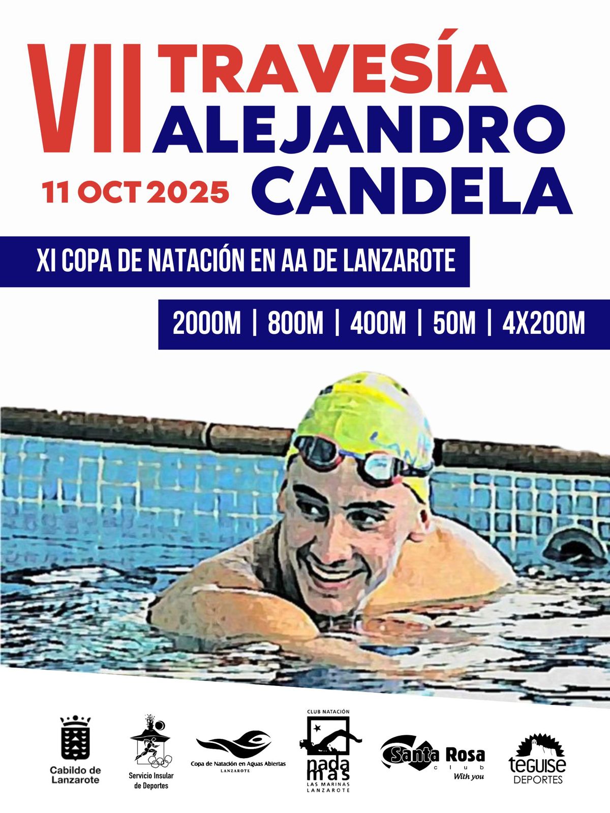 Cartel. VII Travesía a Nado Alejandro Candela