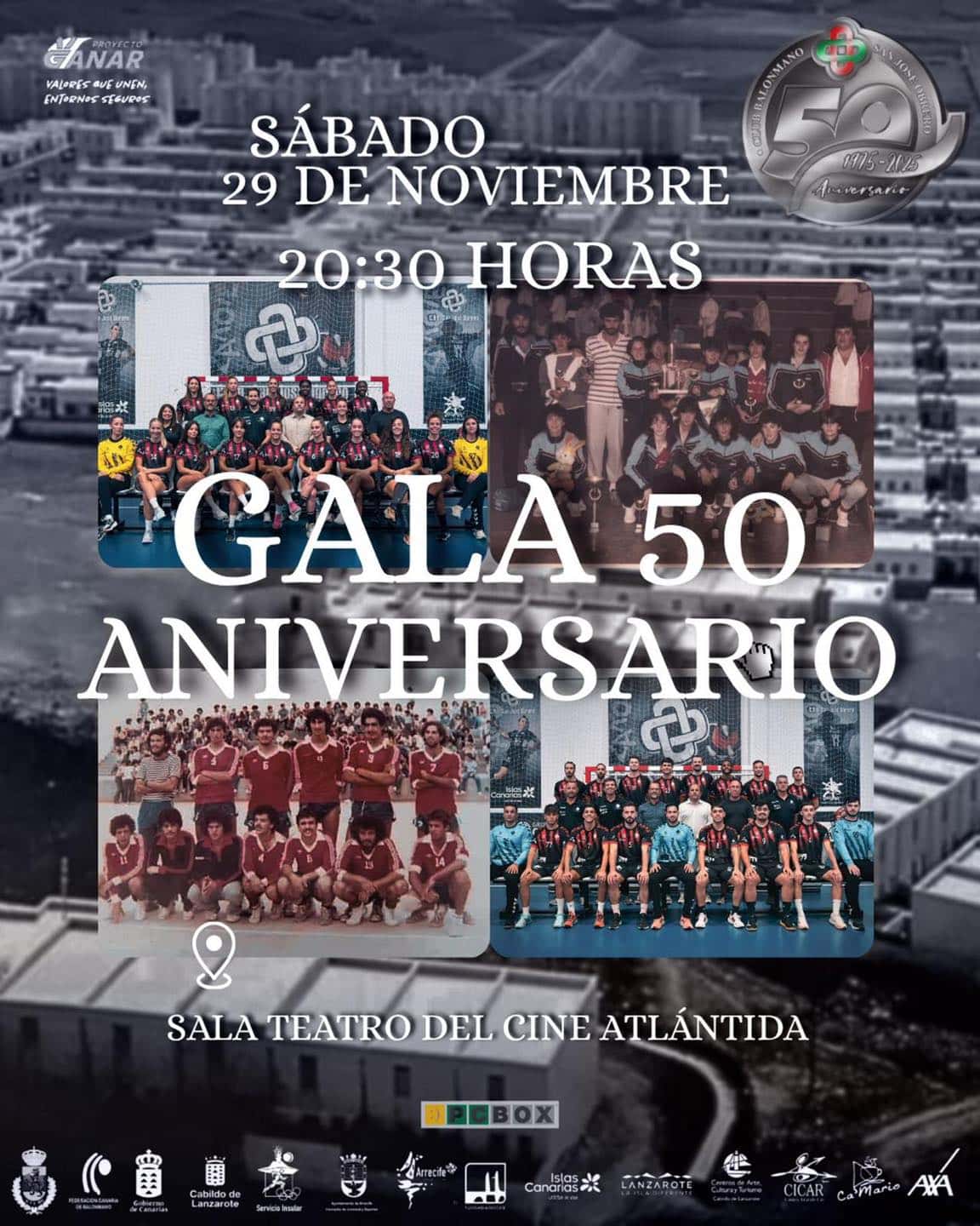 Cartel. Gala 50 Aniversario CB San José Obrero (1)