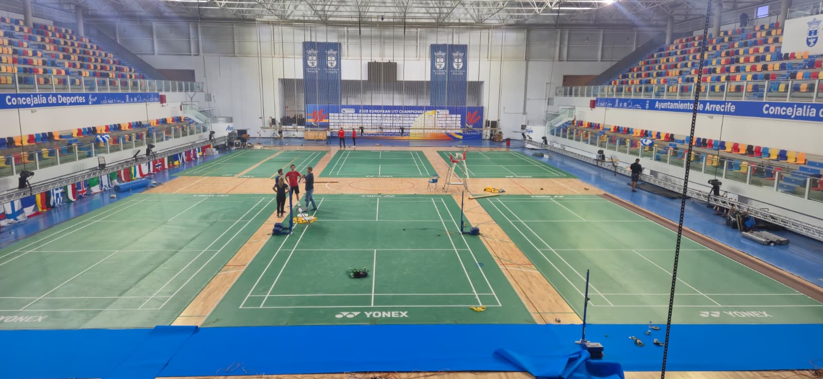 Palacio de Deportes Ciudad de Arrecife. Campeonato de Europa Sub17