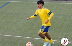 Hicham El Bakkali con la selección de Marruecos Sub-16 en Lanzaroteño en foto de Marruecos