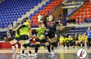 Leticia Cobo en San José, La Rioja, durante el partido de CICAR Lanzarote Ciudad de Arrecife.