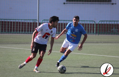 Marcos Ferrer con el Unión Puerto en el partido que Sporting Tías ganó y logró su segunda victoria seguida.