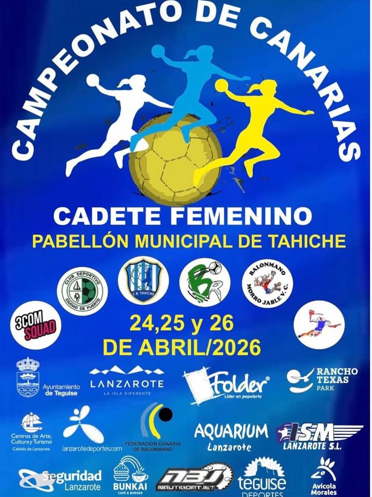 Cartel. Campeonato de Canarias Cadete Femenino