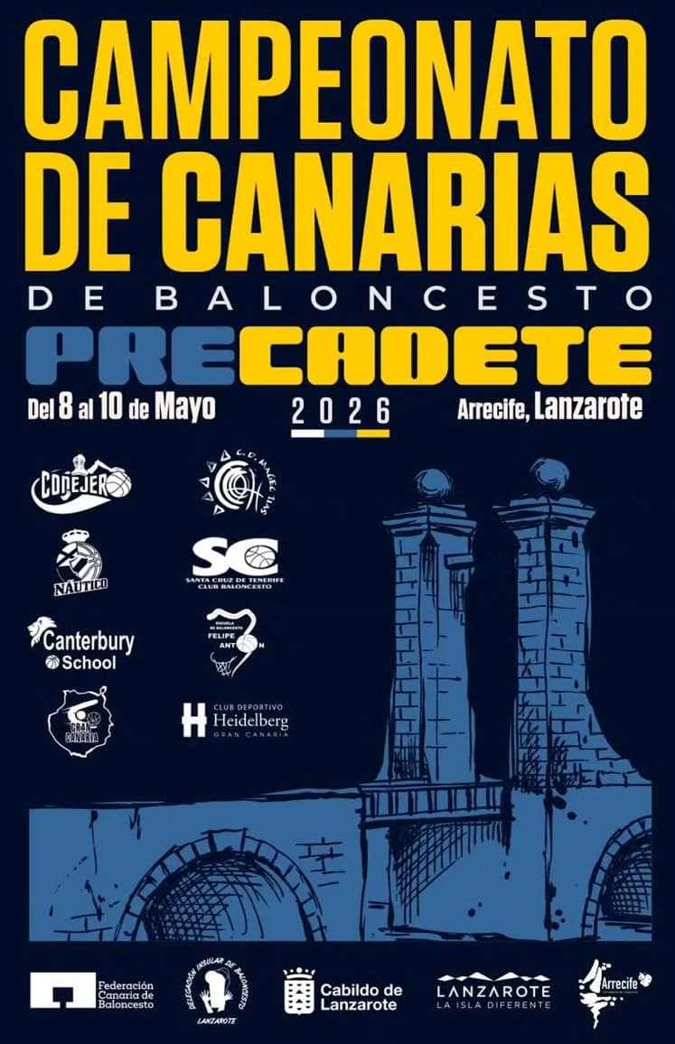 Cartel. Campeonato de Canarias Precadete Masculino