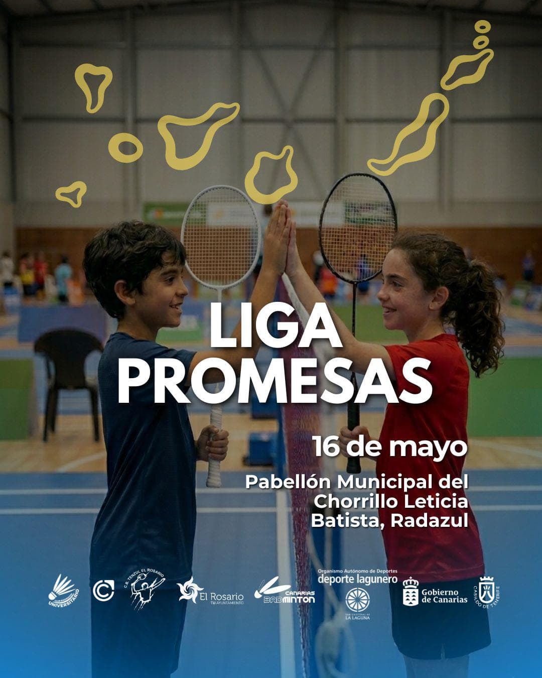 Cartel. Liga Promesas de Canarias Sub13