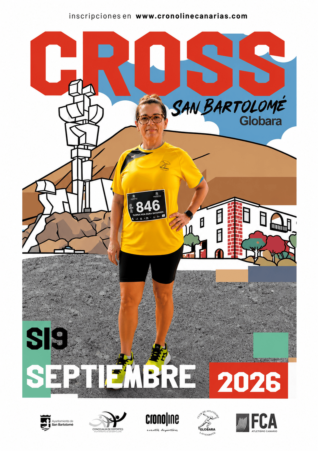 El I Cross San Bartolomé Globara reunirá a atletas de todas las edades el 19 de septiembre