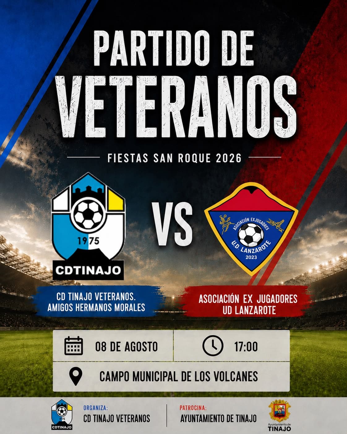 Cartel. Futbol Veterano CD Tinajo