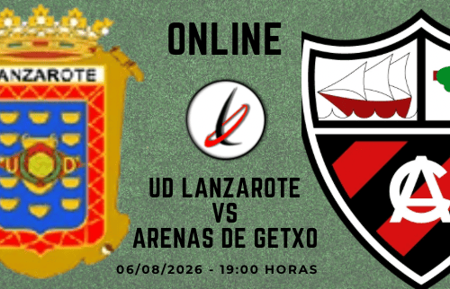 Online. UD Lanzarote vs Arenas Club de Getxo. LVII Torneo San Ginés (1-1)