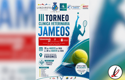 cartel torneo clinica jameos tenis