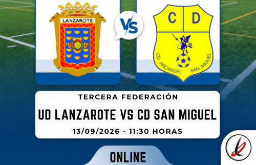 Online UD Lanzarote vs CD San Miguel