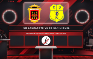 Sala de prensa 2627 UD Lanzarote vs San Miguel