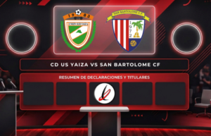 Sala de prensa 2627 US Yaiza vs San Bartolomé