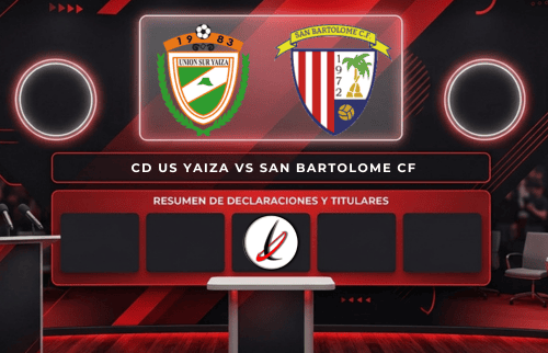 Sala de prensa 2627 US Yaiza vs San Bartolomé