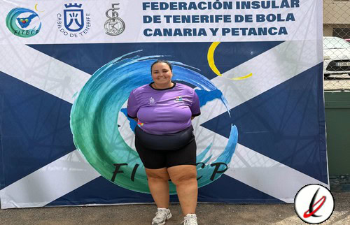 Alexia Cedrés y Emilio Ortega, campeones de Canarias de tiro de precisión de bola canaria