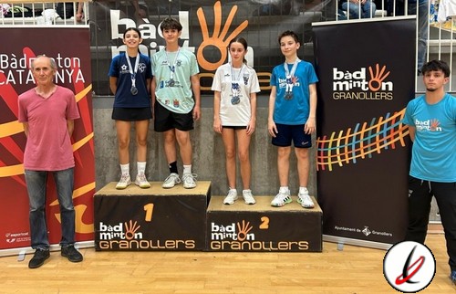Auria Badminton Club Wins Five Medals at Granollers Master N5
